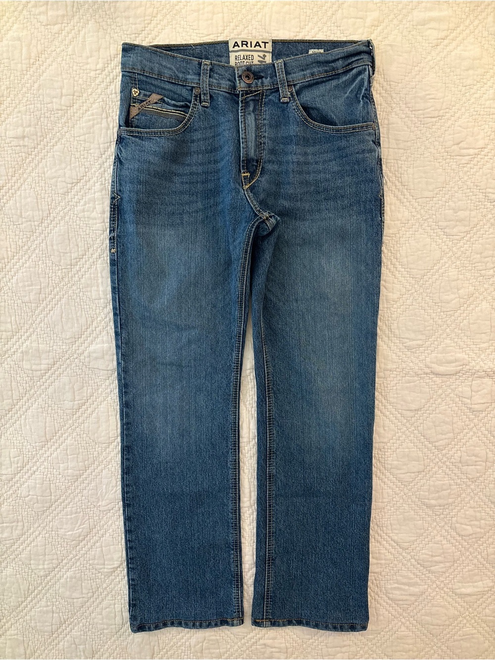 Ariat M4 Relaxed Bootcut Jeans Mens 30x30 (Tagged 29x32) Denim Western Cowboy